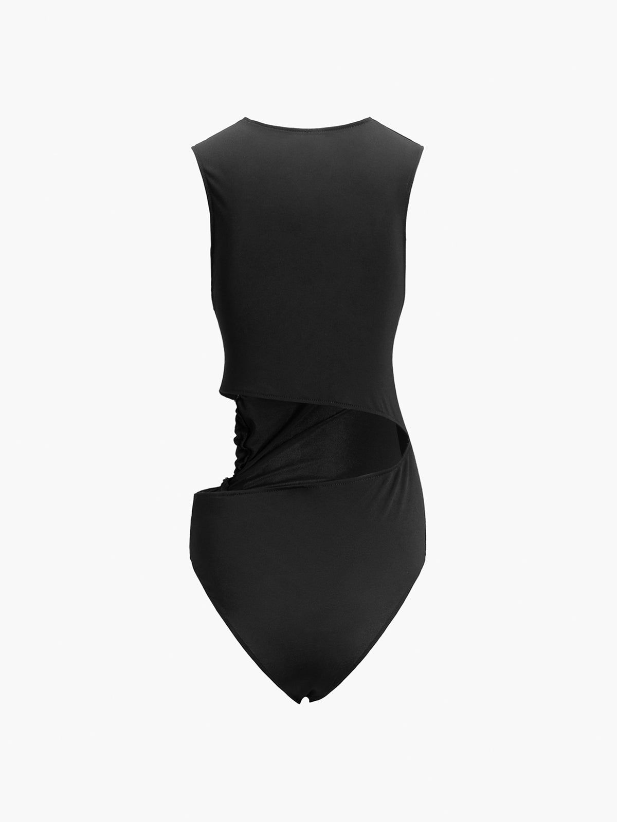 Twisted Ruched Cutout Bodysuit sold by COMMENSE product image thumbnail 2