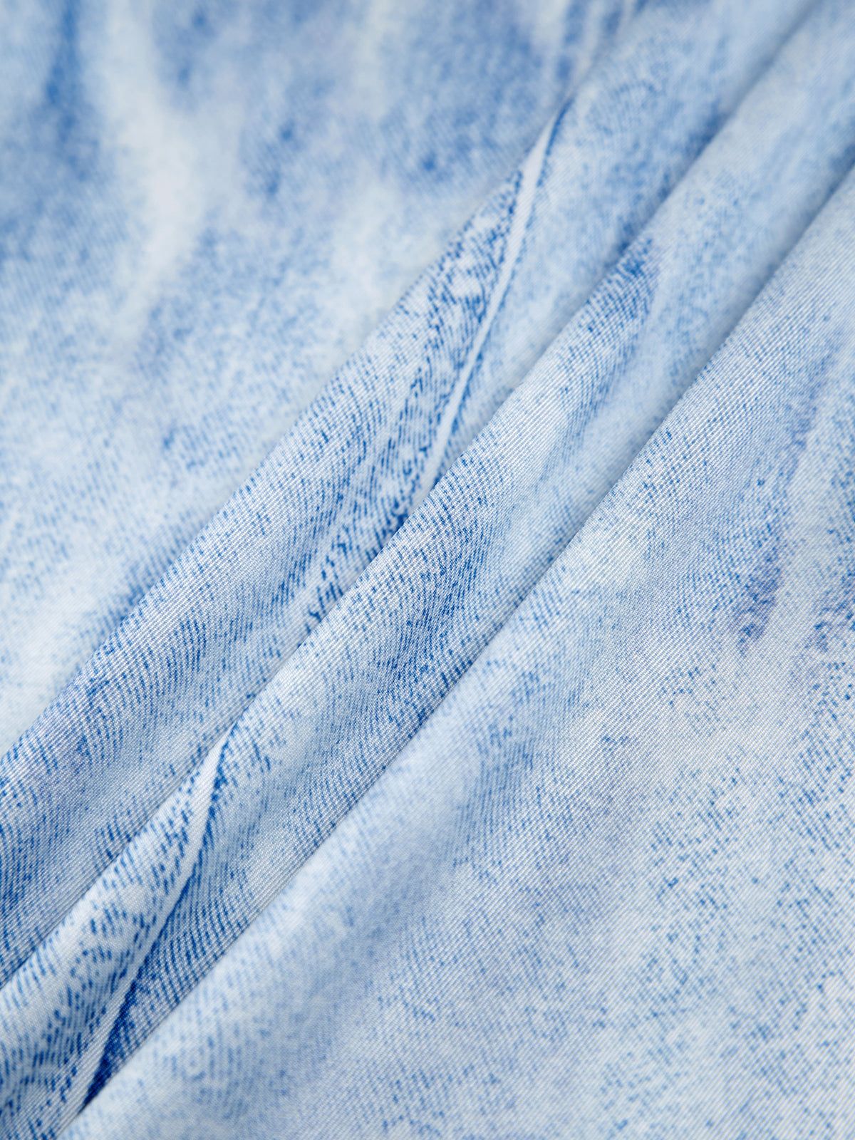 Printed Denim Effect Vest sold by COMMENSE product image thumbnail 4