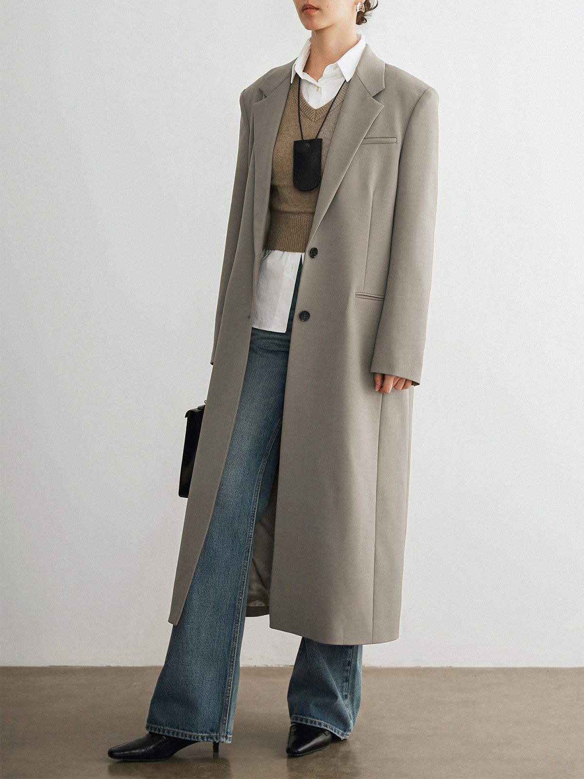 Mind My Business Long Blazer sold by COMMENSE product image thumbnail 4