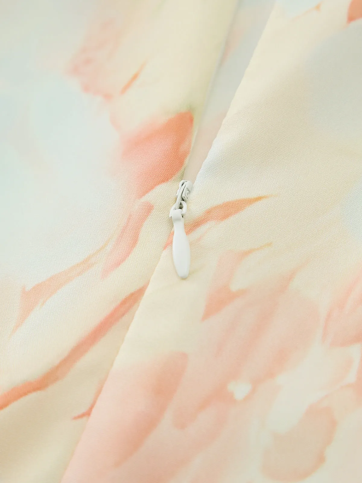 Monet Garden Floral Print Midi Dress sold by COMMENSE product image thumbnail 3