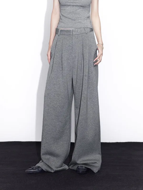 Oversized Middle Waist Pleated Pants sold by COMMENSE
