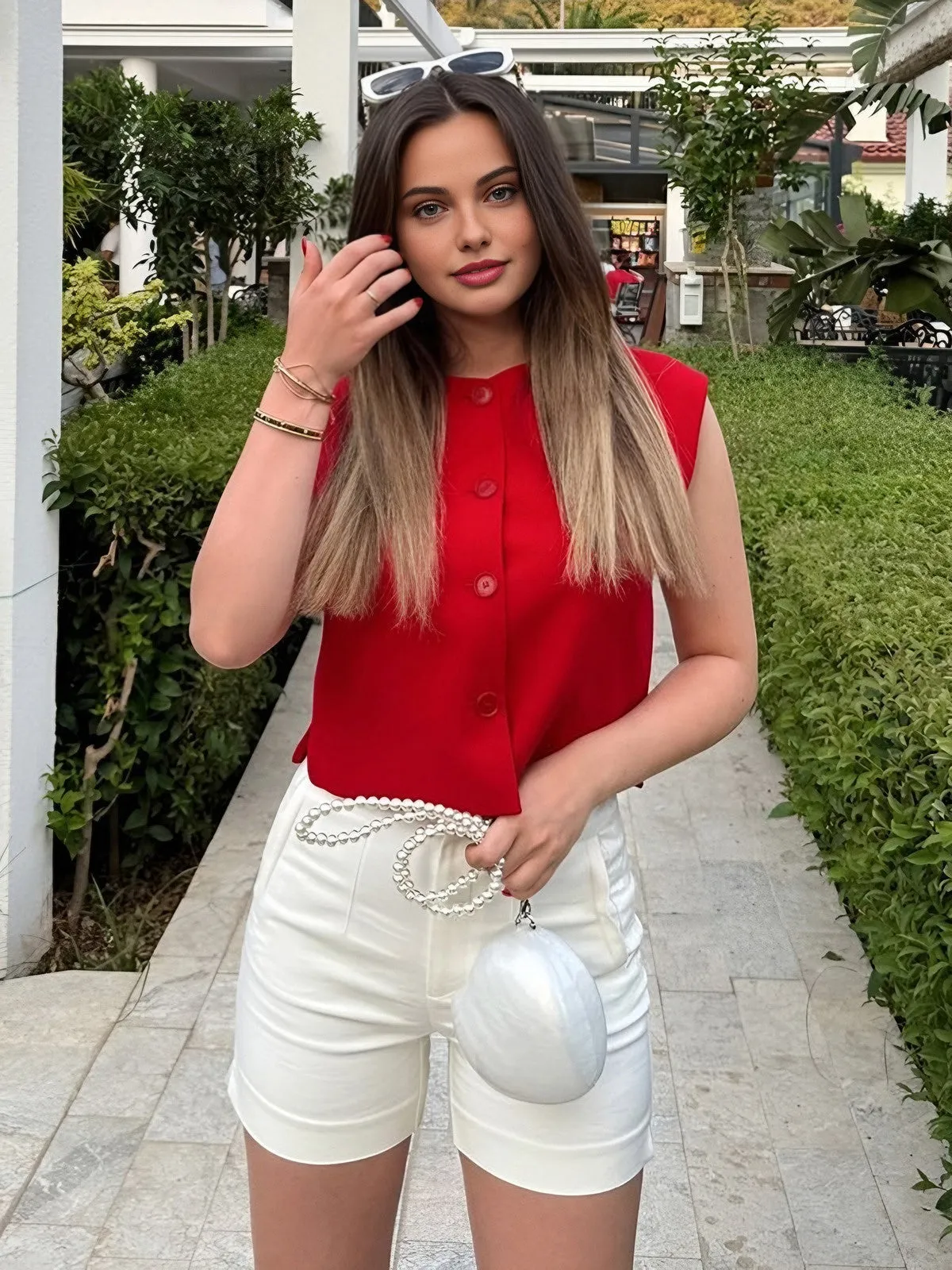 Leisure Sleeveless Button Vest sold by COMMENSE product image thumbnail 3