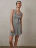 Effortlessly Pleated Sleeveless Sweater Vest sold by COMMENSE