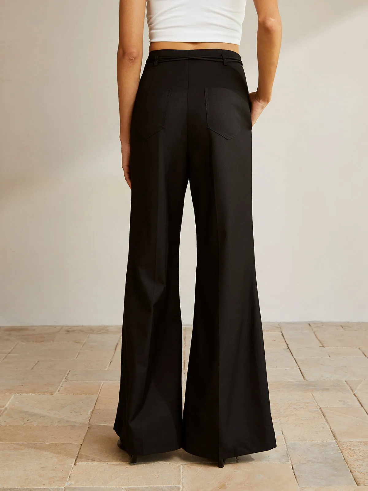 Casual Zipper Drawstring Pants sold by COMMENSE product image thumbnail 2