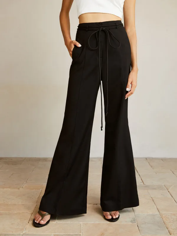 Casual Zipper Drawstring Pants sold by COMMENSE