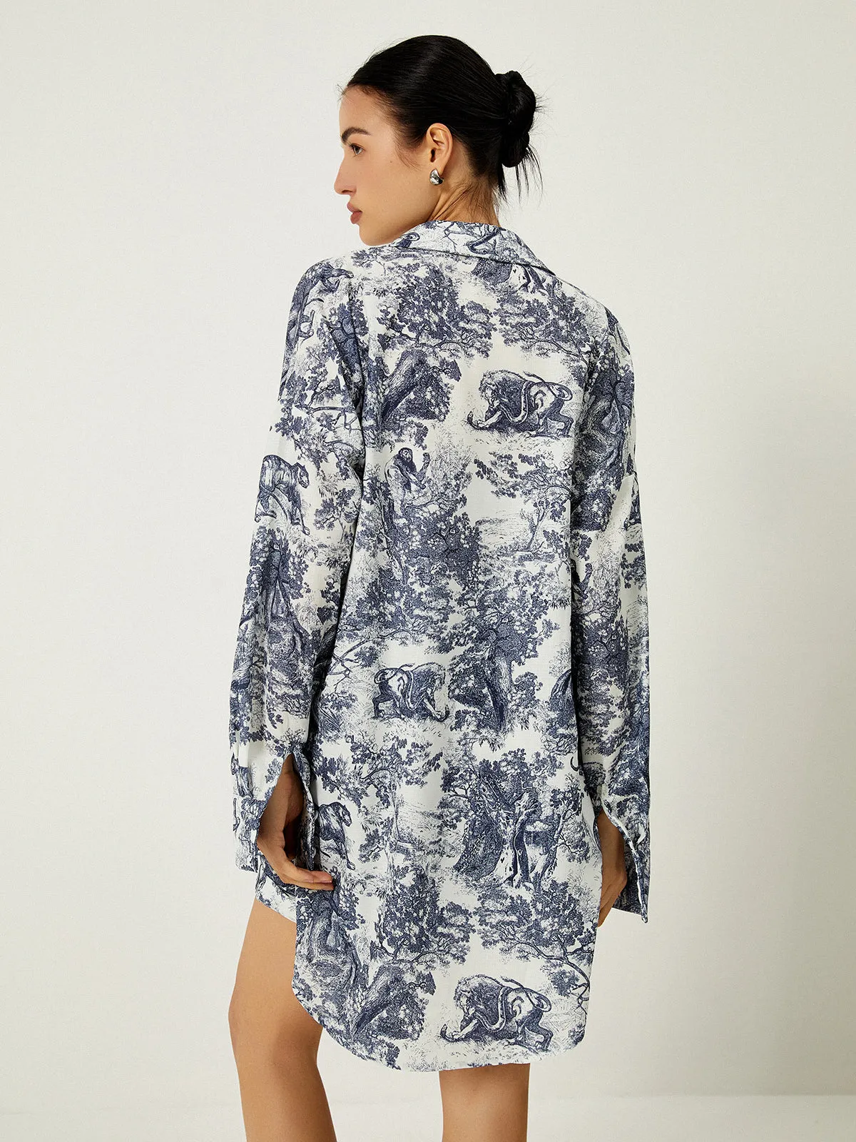 Floral Print Three Piece Shorts Set sold by COMMENSE product image thumbnail 4