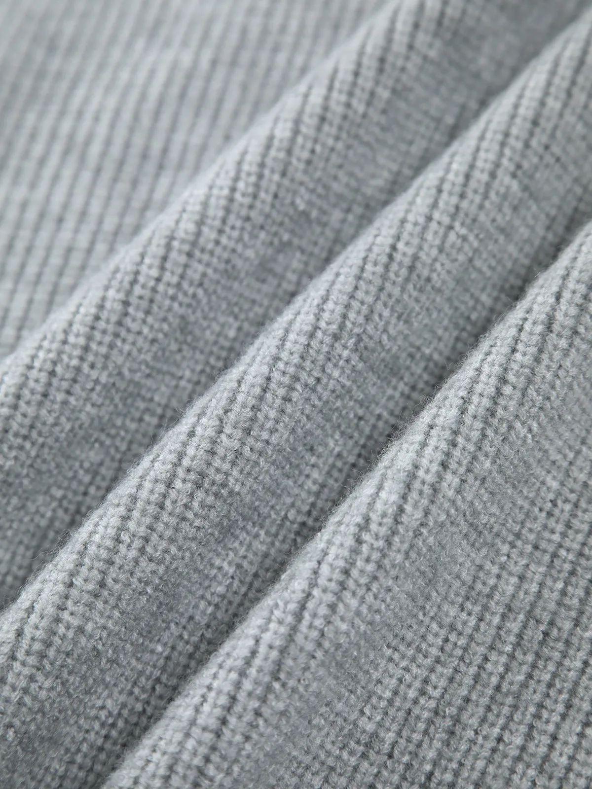 Charcoal Pockets Zip Up Cardigan sold by COMMENSE product image thumbnail 5