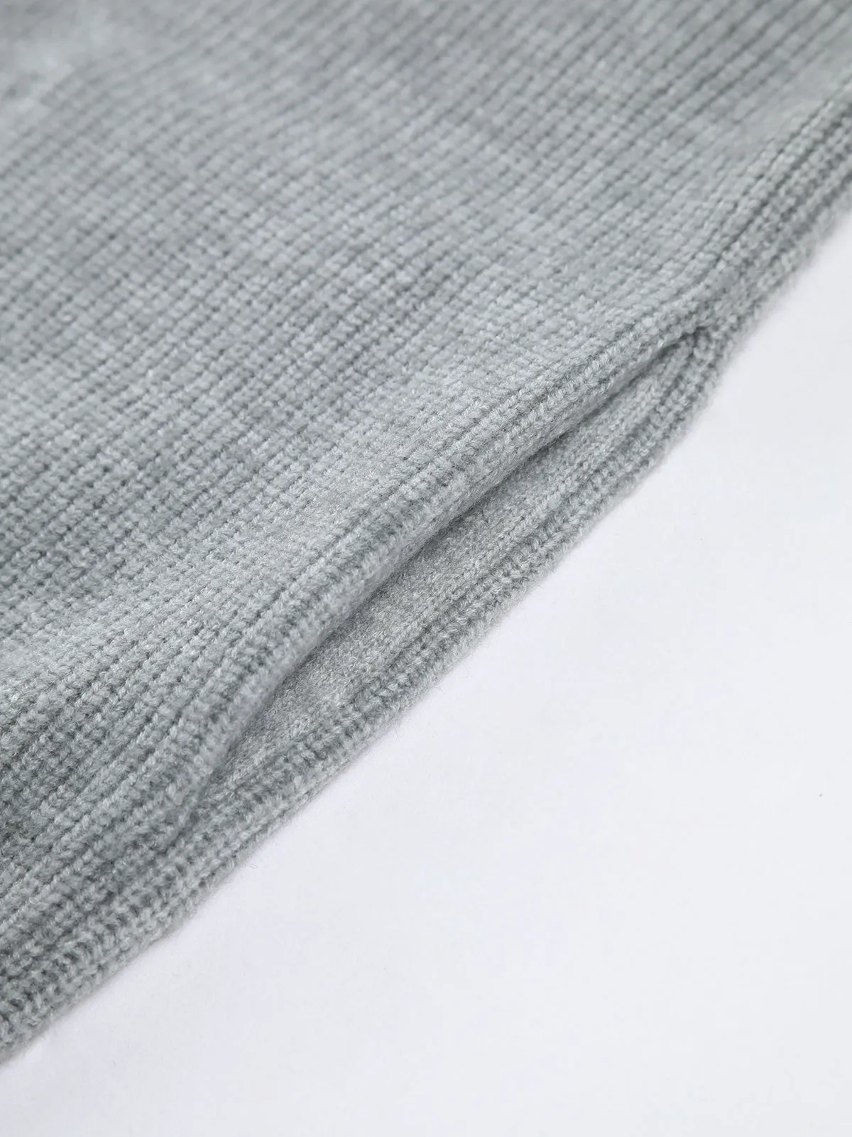 Charcoal Pockets Zip Up Cardigan sold by COMMENSE product image thumbnail 4