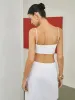 Cotton & Linen Minimalism Solid Skirt Set sold by COMMENSE