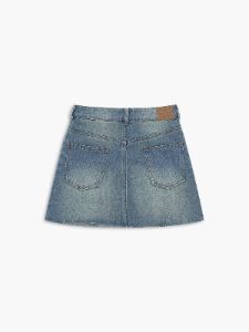 Ripped Denim Skirt sold by COMMENSE