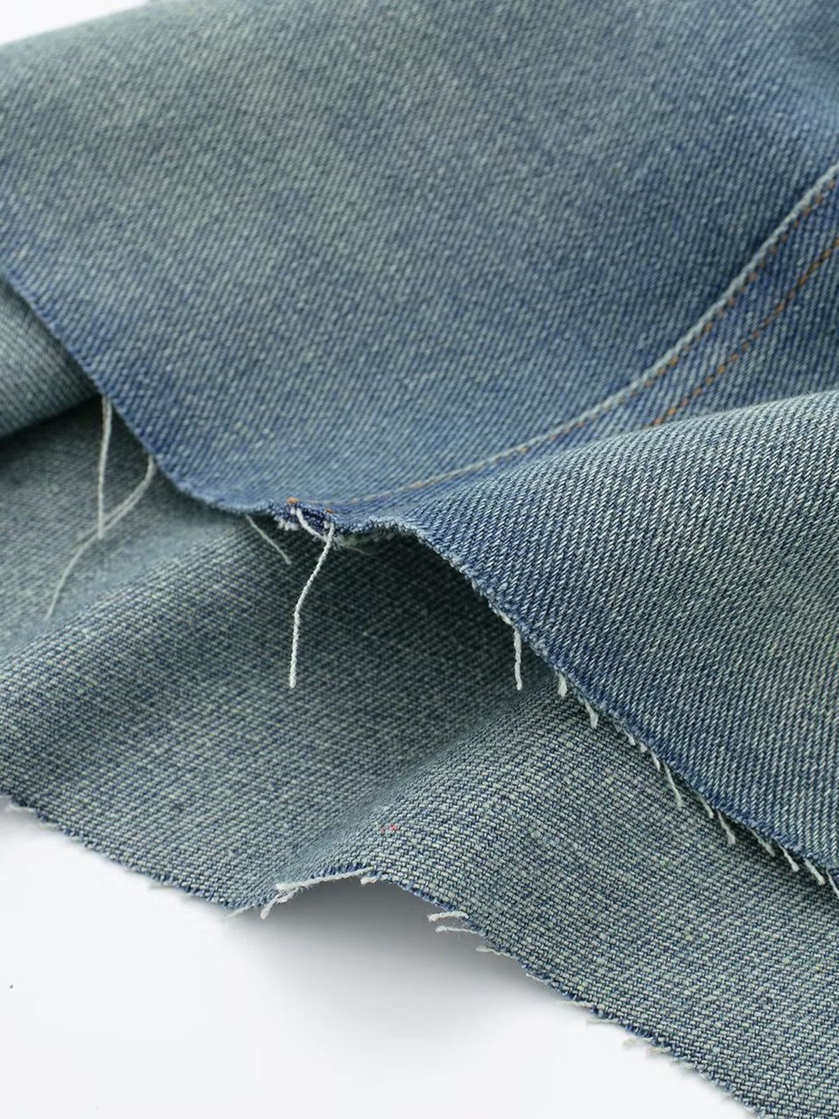 Ripped Denim Skirt sold by COMMENSE product image thumbnail 4