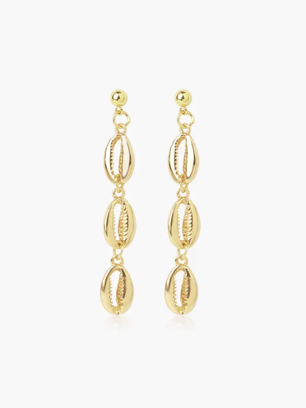 Cowrie Shell Earrings sold by COMMENSE