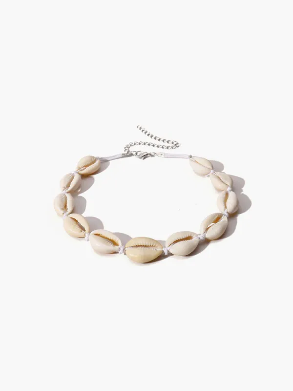 Cowrie Shell Choker Necklace sold by COMMENSE