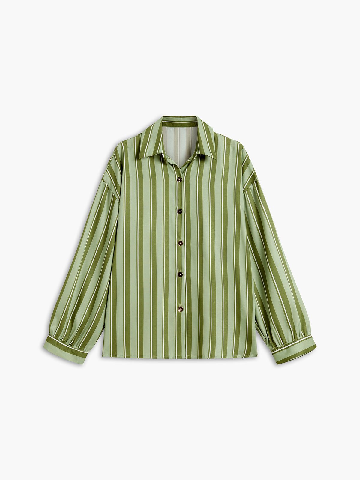 Pinstripe Oversized Shirt sold by COMMENSE product image thumbnail 4