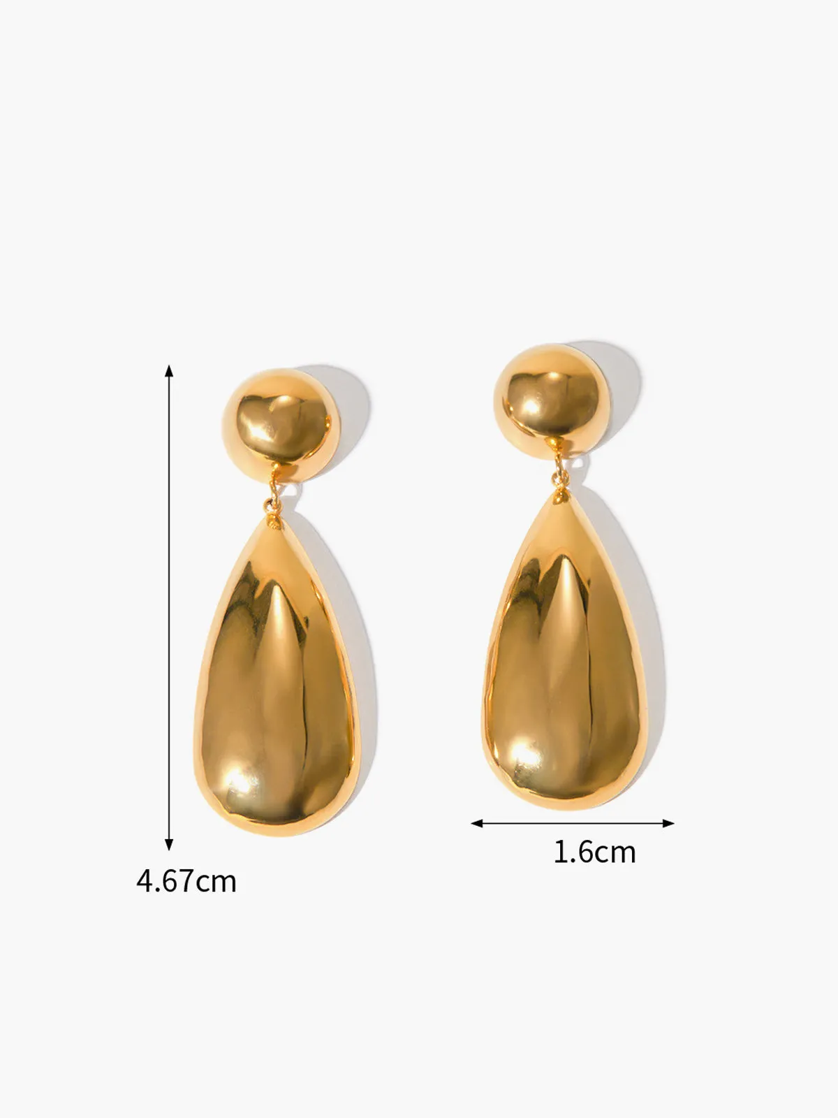 Water Drop Earrings sold by COMMENSE product image thumbnail 3