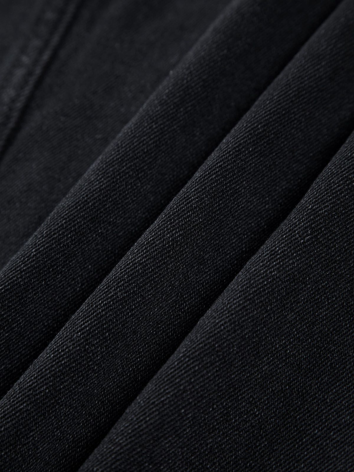 Boho Black Denim Maxi Skirt sold by COMMENSE product image thumbnail 4