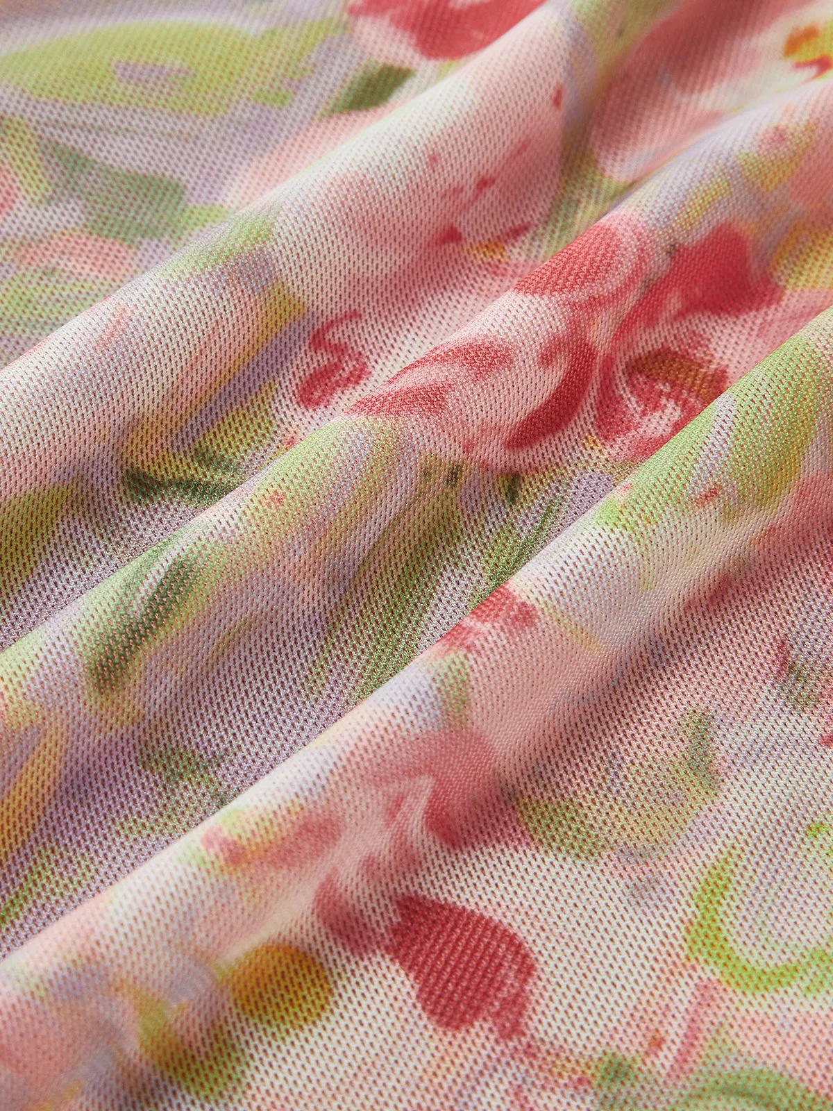 Romance Mesh Ruffle Tube Dress sold by COMMENSE product image thumbnail 3