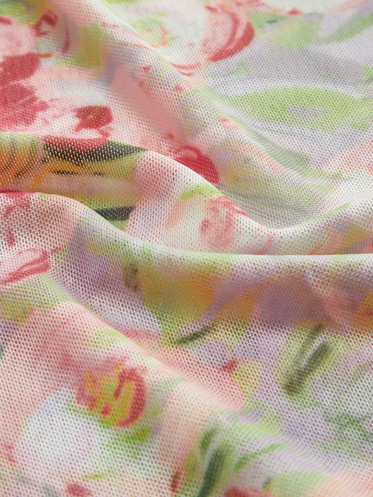 Romance Mesh Ruffle Tube Dress sold by COMMENSE product image thumbnail 4