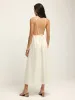 Minimalist Tie Open Back Cami Dress sold by COMMENSE