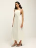 Minimalist Tie Open Back Cami Dress sold by COMMENSE