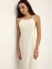Minimalist Tie Open Back Cami Dress sold by COMMENSE