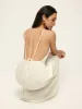Minimalist Tie Open Back Cami Dress sold by COMMENSE