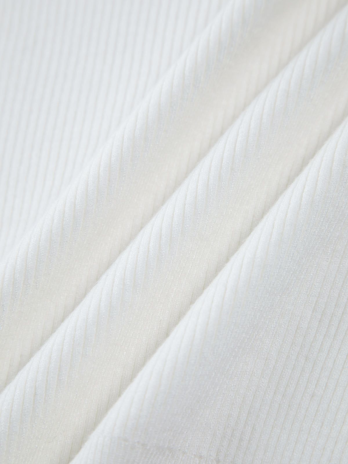 V-Neck Cutout Ribbed Long Sleeve Knit Top sold by COMMENSE product image thumbnail 3