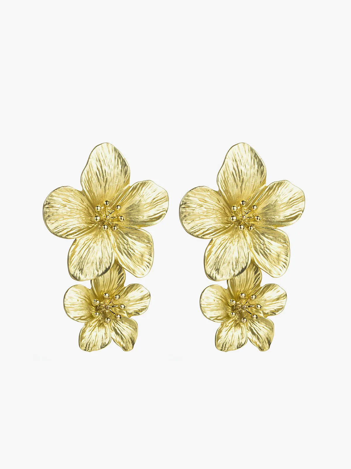 Fashionable Flower-Shaped Earrings sold by COMMENSE product image thumbnail 4