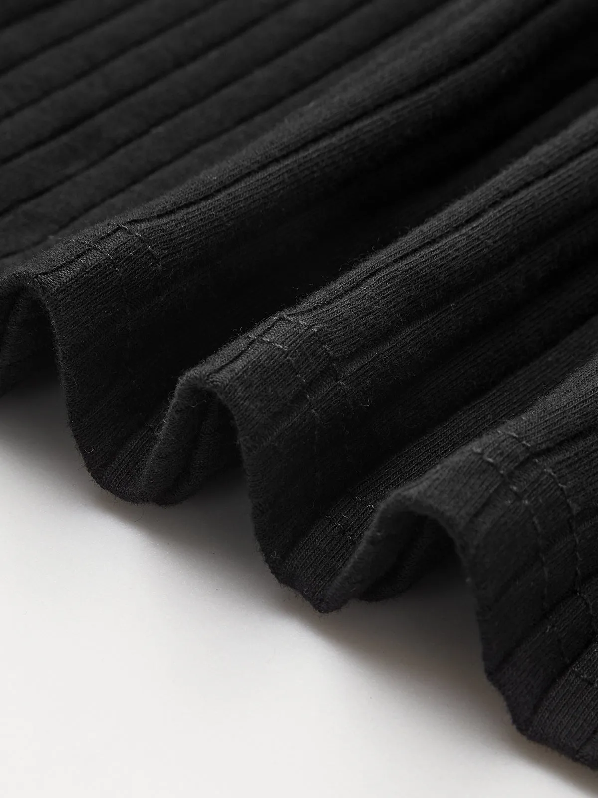 Contrast Trim Square Neck Cami Dress sold by COMMENSE product image thumbnail 4