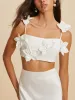 3D Flower Tank Top sold by COMMENSE