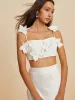 3D Flower Tank Top sold by COMMENSE
