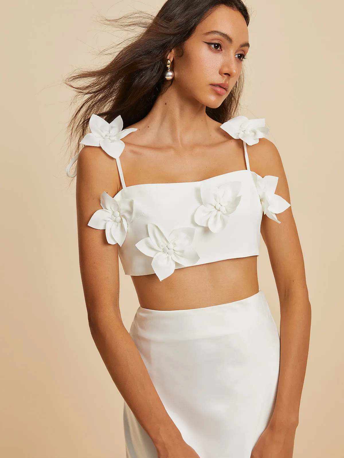 3D Flower Tank Top sold by COMMENSE product image thumbnail 5