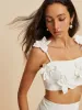 3D Flower Tank Top sold by COMMENSE