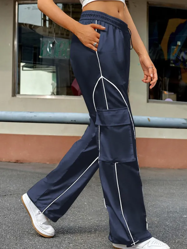 Places To Be Pockets Cargo Parachute Pants sold by COMMENSE