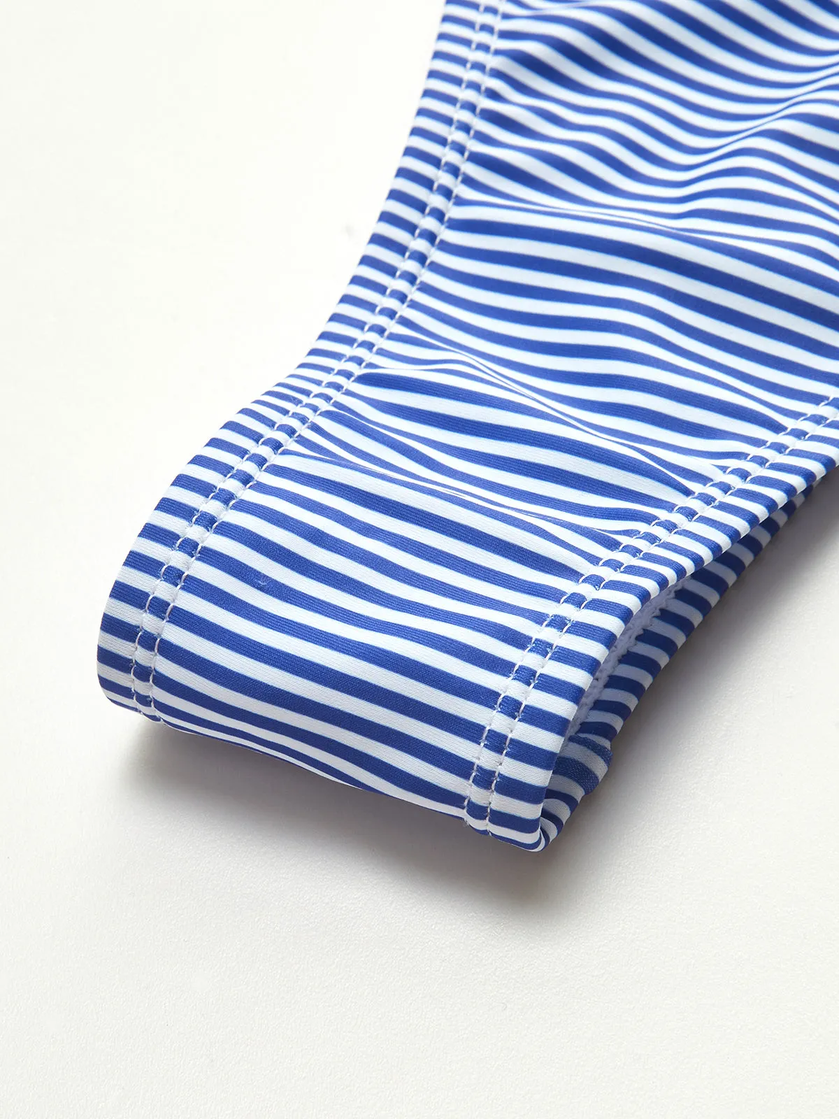 Halter Striped Removable Pads Bikini Set sold by COMMENSE product image thumbnail 4