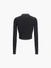 Basic Long Sleeve Crop Shirt sold by COMMENSE
