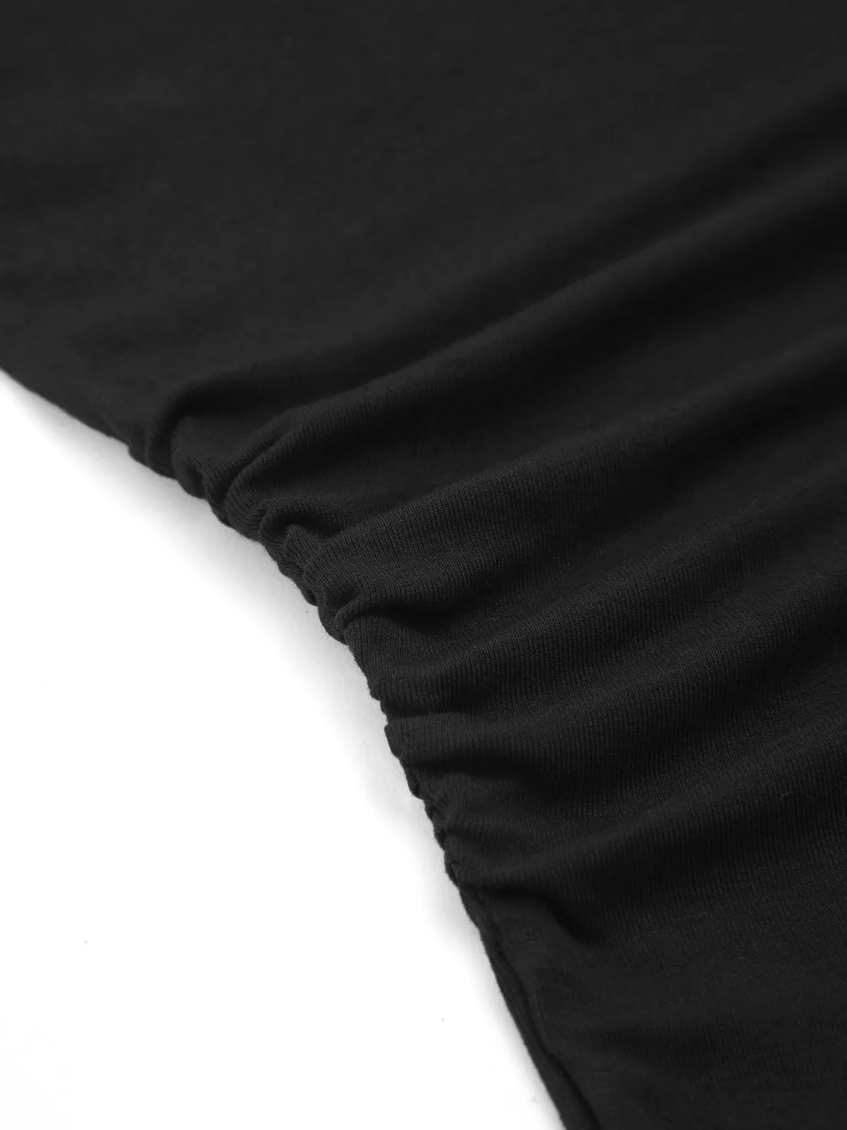 Plain Pleated Split Long Dress sold by COMMENSE product image thumbnail 5