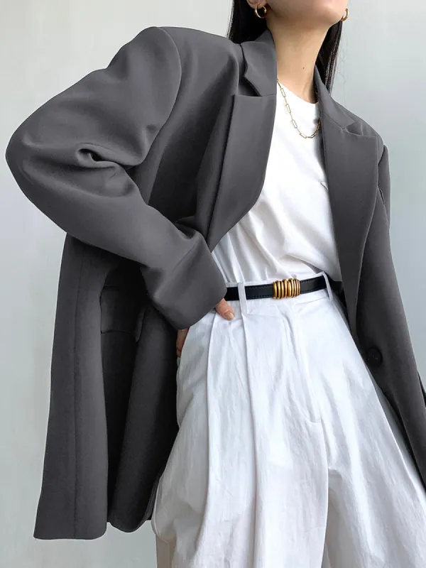 Single Breasted Essential Blazer sold by COMMENSE