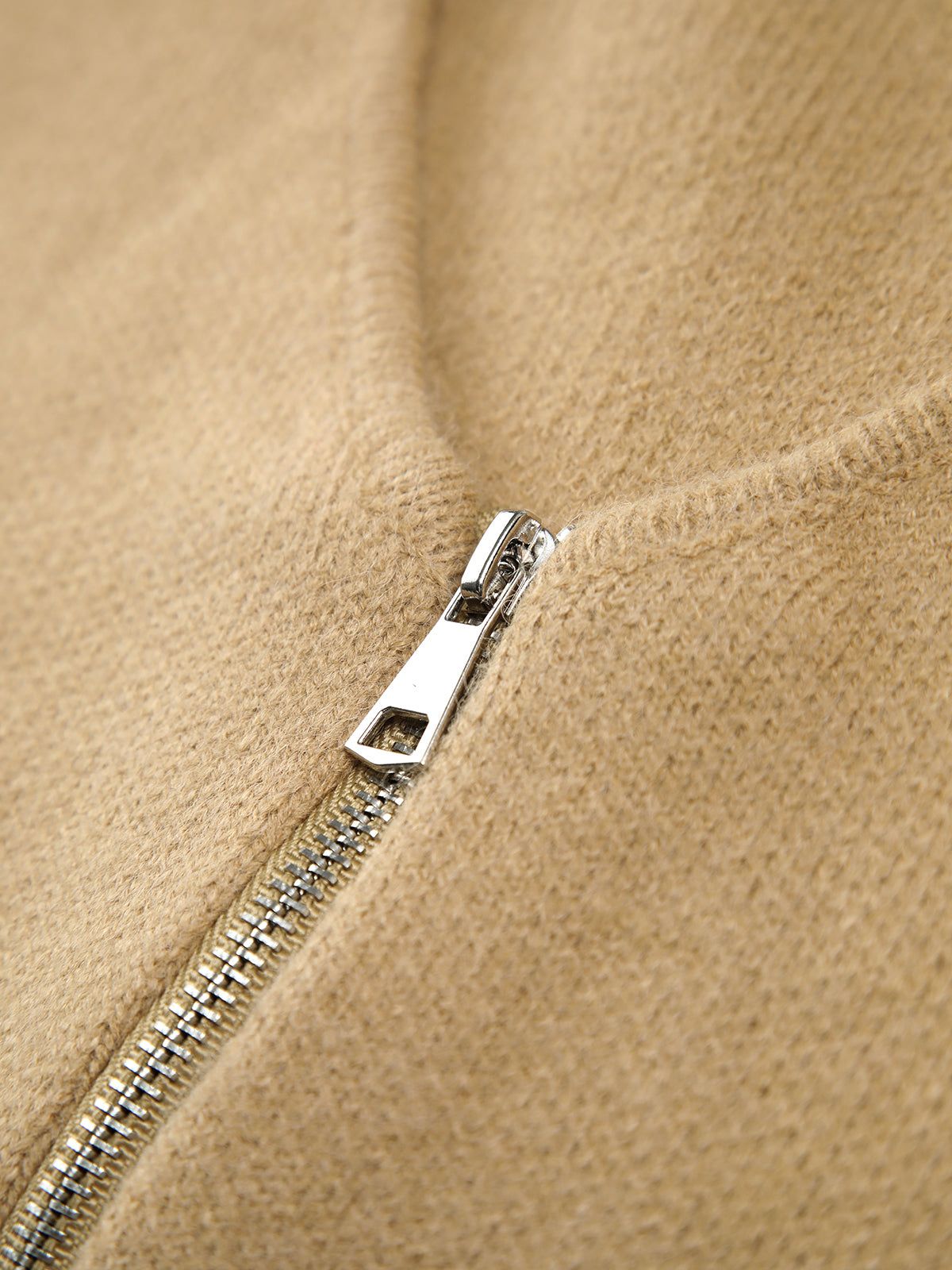 Knit V-neck Zip Pocket Jacket sold by COMMENSE product image thumbnail 3