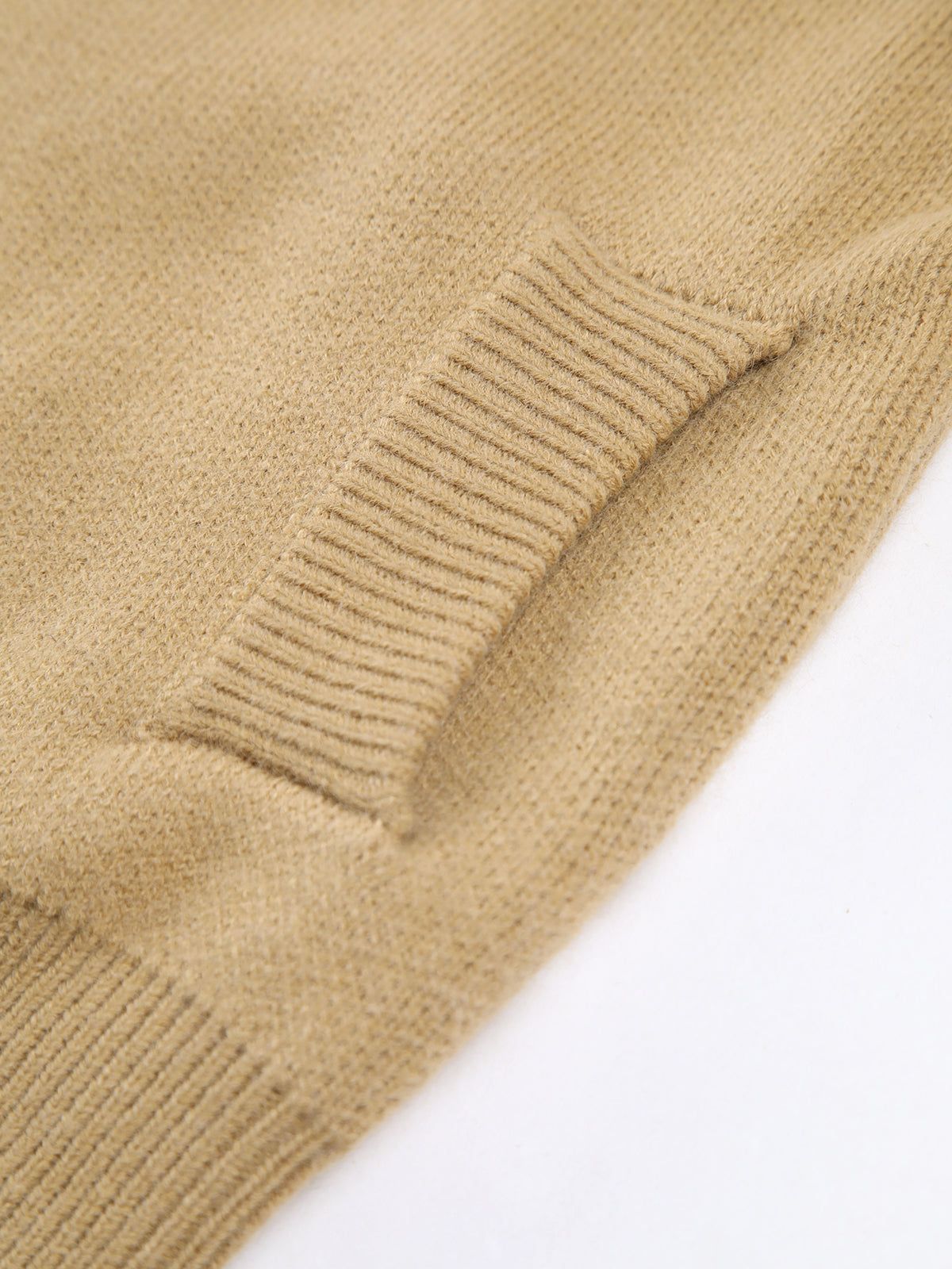 Knit V-neck Zip Pocket Jacket sold by COMMENSE product image thumbnail 4