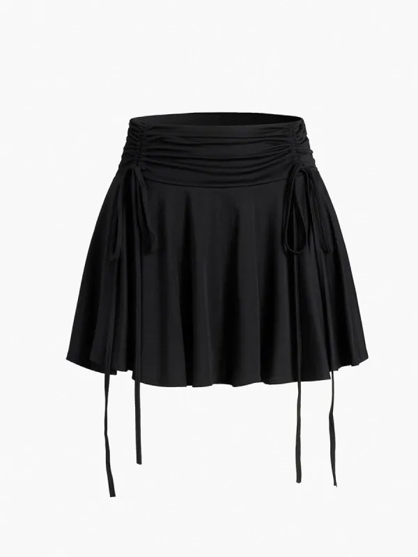 Ruched Pleat Skirt sold by COMMENSE