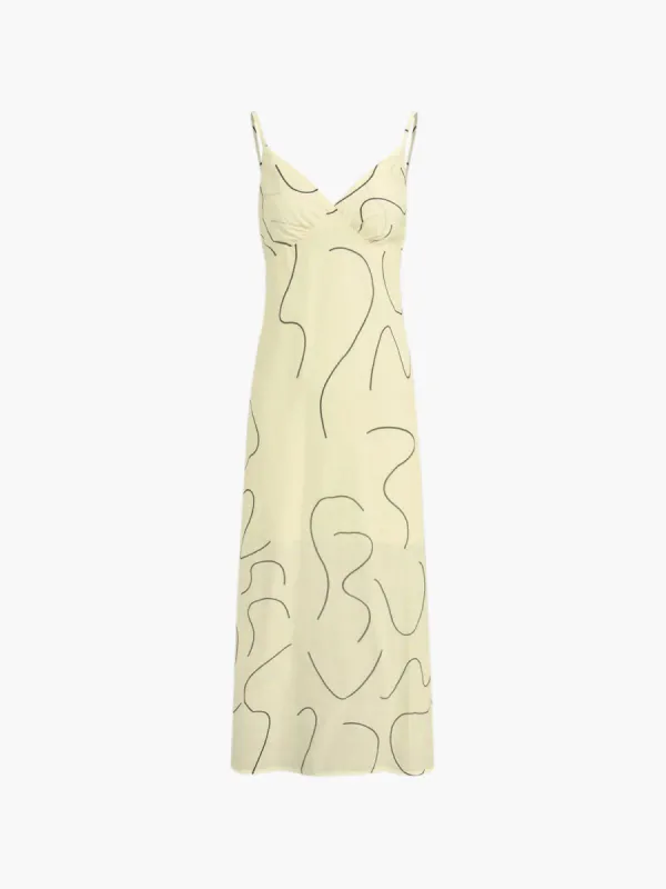 Leisure Geometric Print Midi Dress sold by COMMENSE