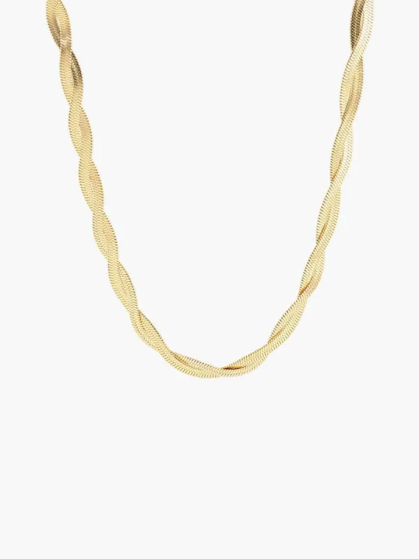 Twist Snake Shape Necklace sold by COMMENSE