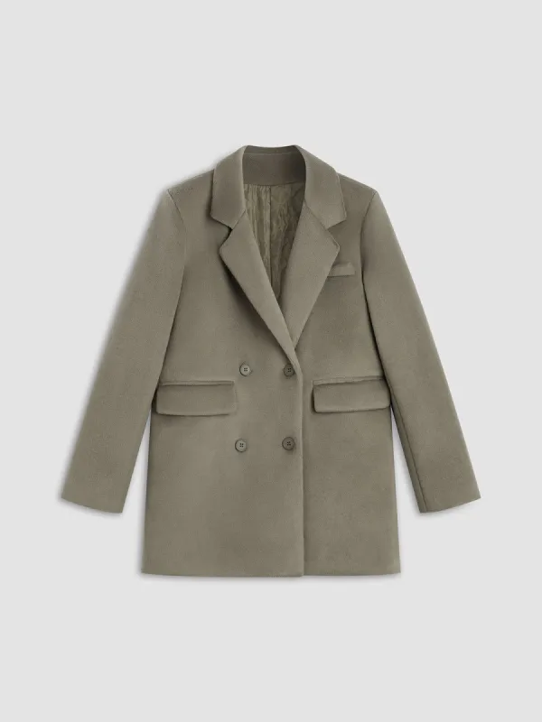 Suede Single Breasted Blazer sold by COMMENSE