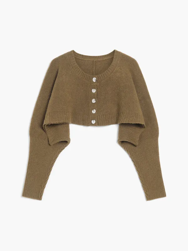 Autumn Dream Crop Cardigan sold by COMMENSE