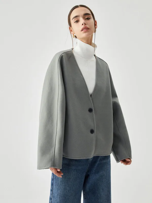 Casual Oversized Button-down Coat sold by COMMENSE