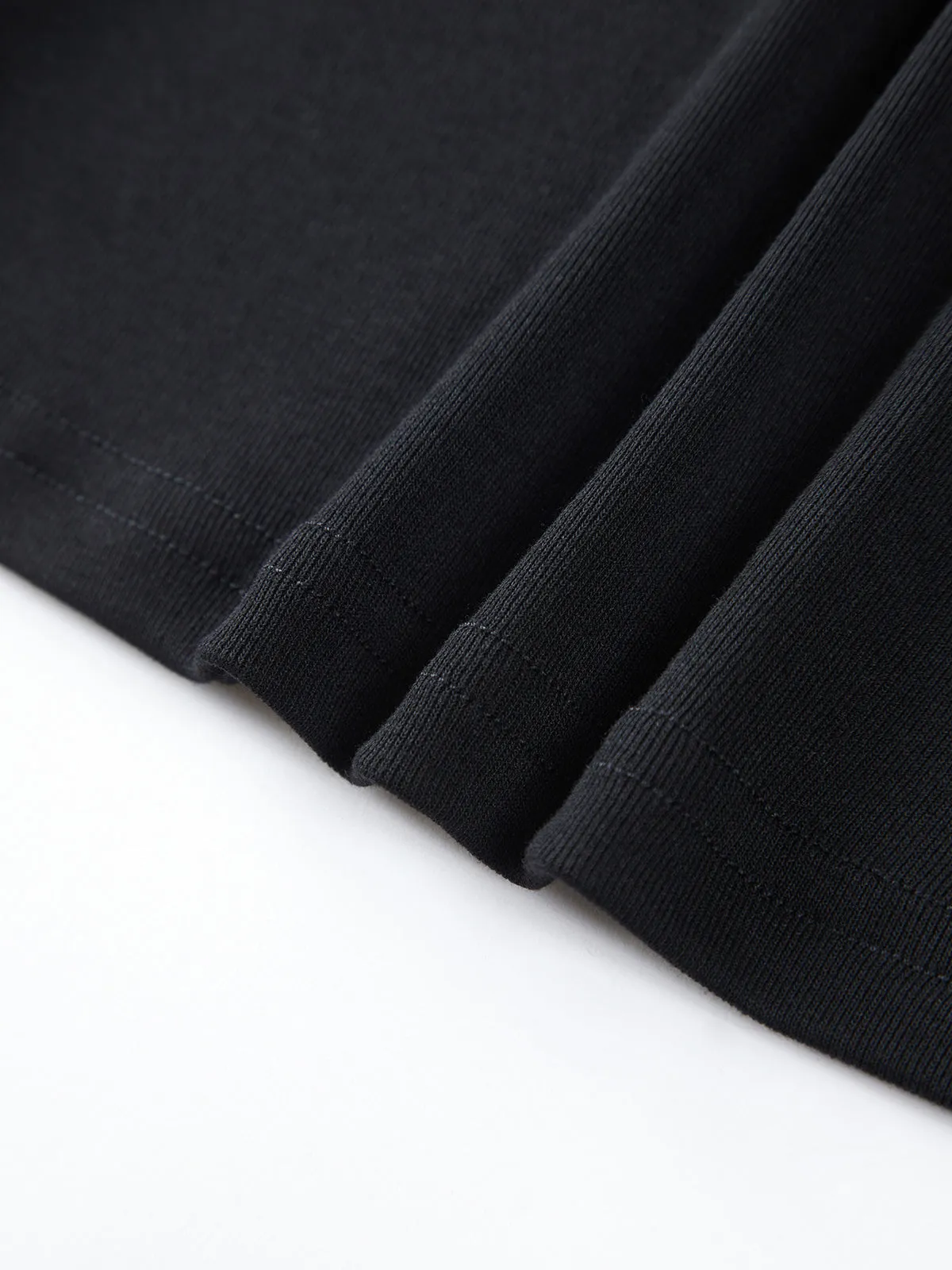 Square Neck Solid Long Sleeve Shirt sold by COMMENSE product image thumbnail 5