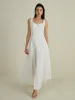 Button Up Double Layer Long Dress sold by COMMENSE