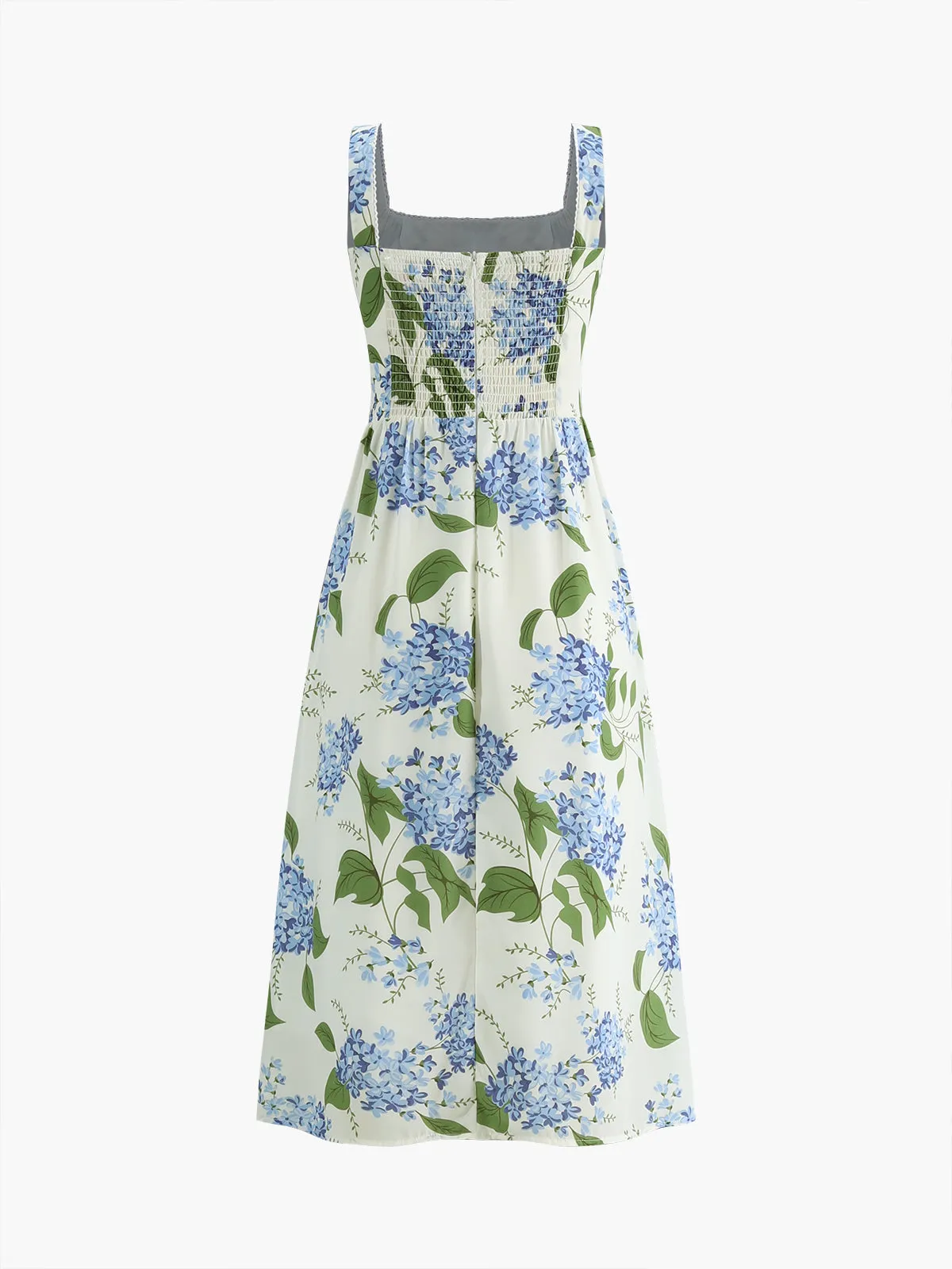Floral Print Cami Midi Dress sold by COMMENSE product image thumbnail 2