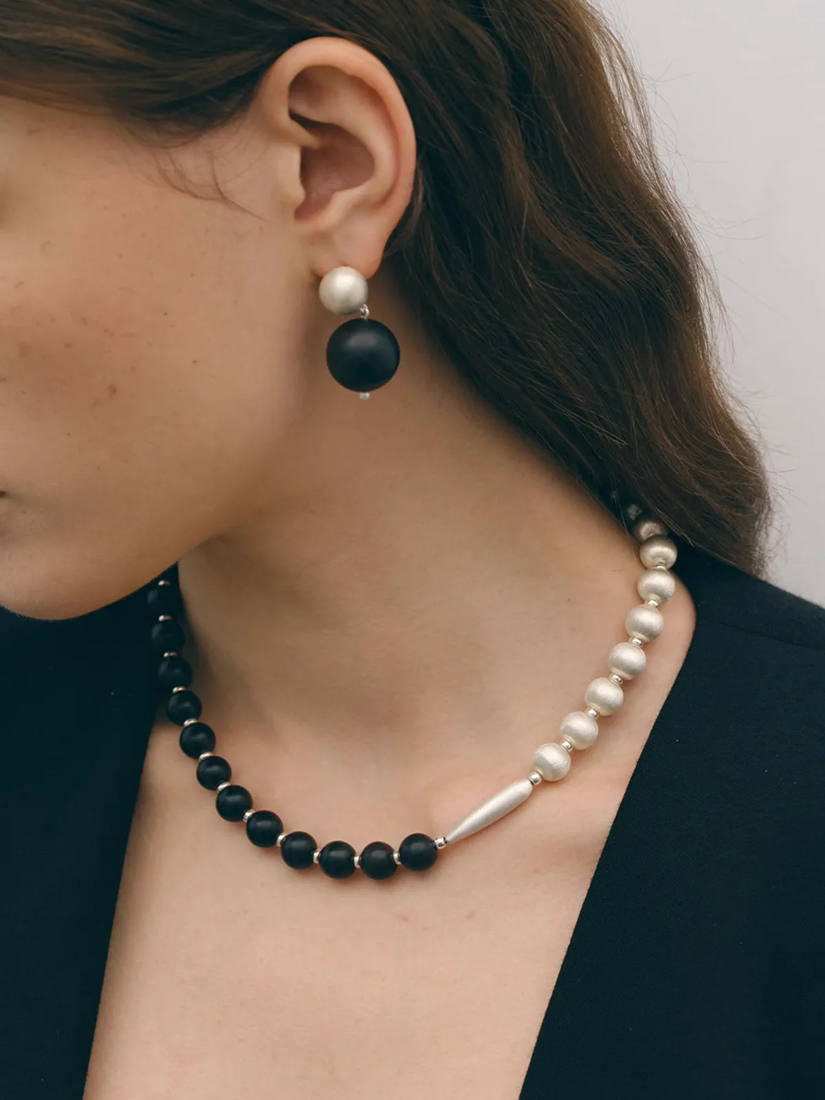 Two Tone Sandalwood Necklace sold by COMMENSE product image thumbnail 3